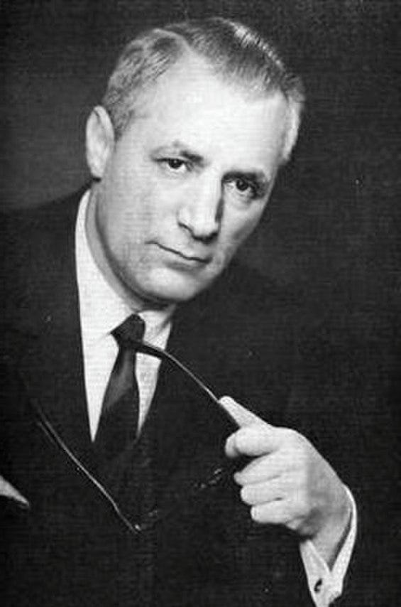 Photo of Max I. Dimont, author of this history of the Jews in America