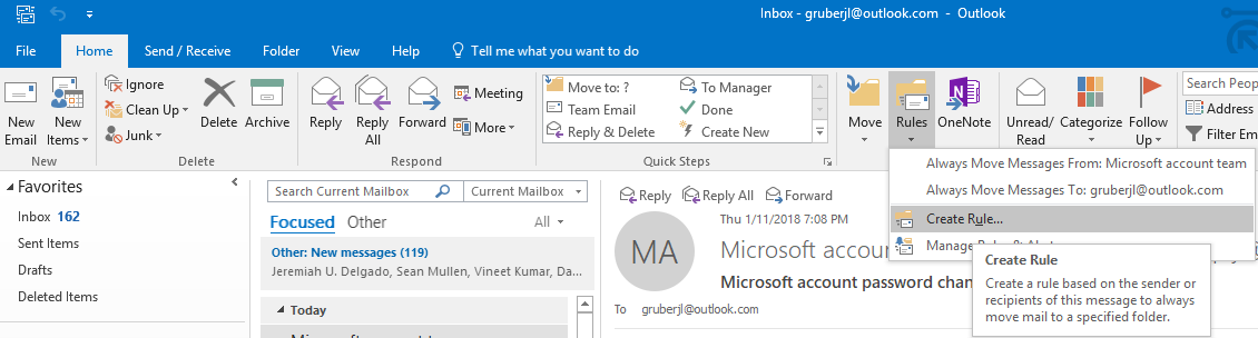 How to Automatically Forward Email from Office 365 to another Email Address  | by John Gruber | GitBit | Medium