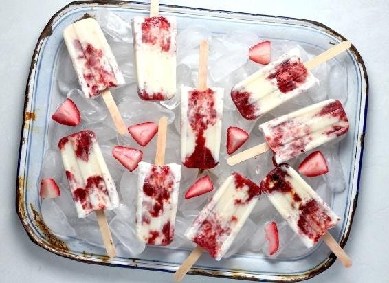 best keto diet snacks Strawberry Ice Cream Bars