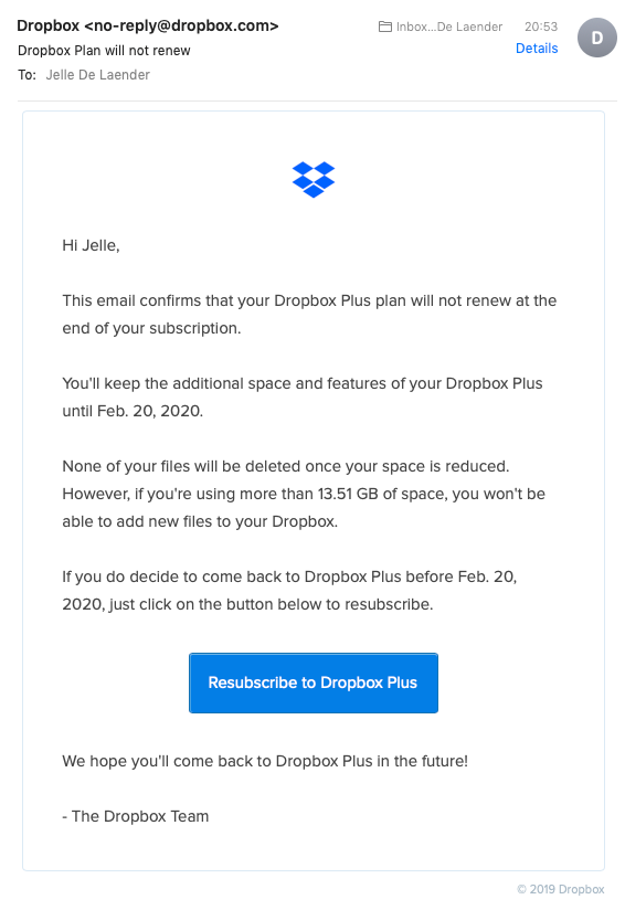 dropbox dropbox plus