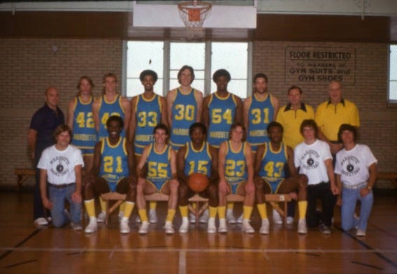 The 1977 Marquette men’s basketball team was iconic. | by Mary Kate ...