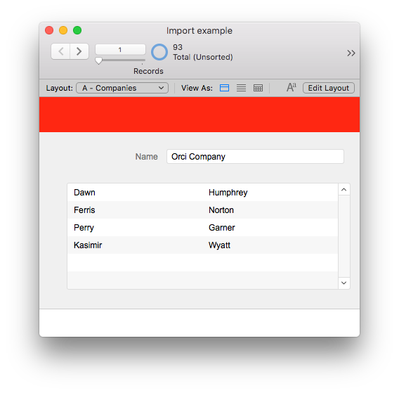 Importing data in a FileMaker database from a “flat file” by Vincent