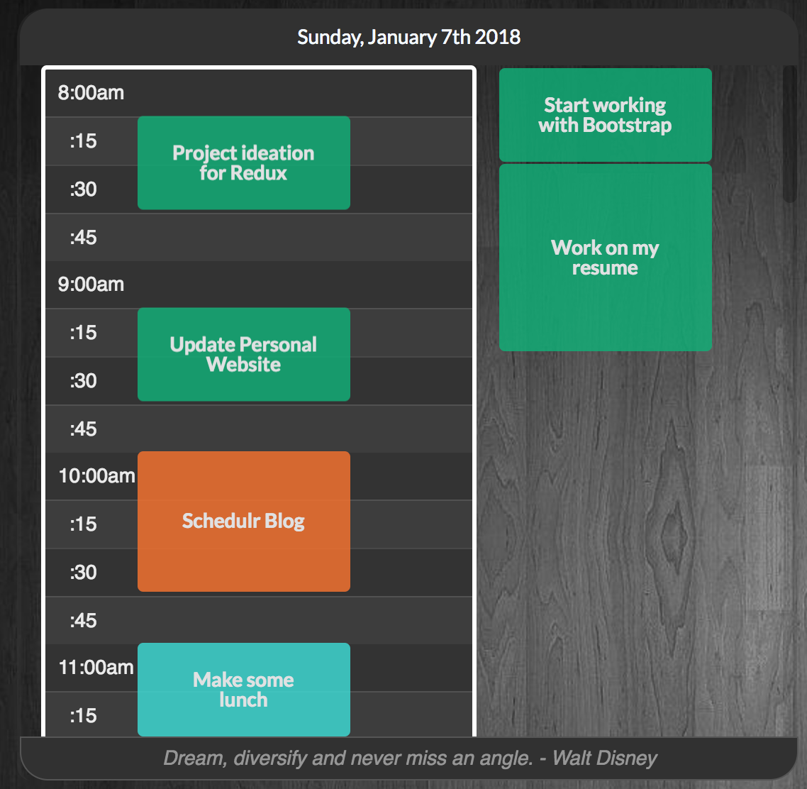 Creating Schedulr A Drag And Drop React Day Planner By Dick Ward Cloudboost