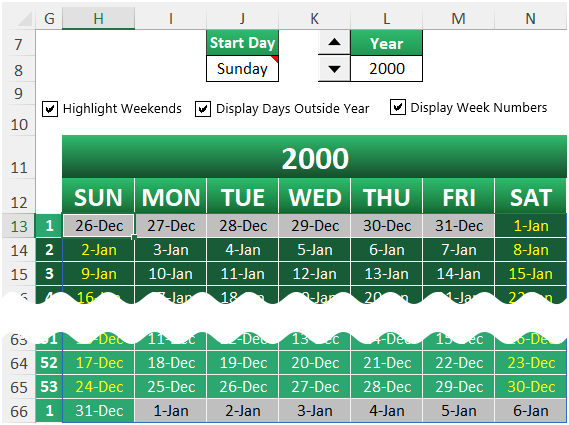 How to Create an Excel Calendar. Three worksheet examples explained. 📅 ...