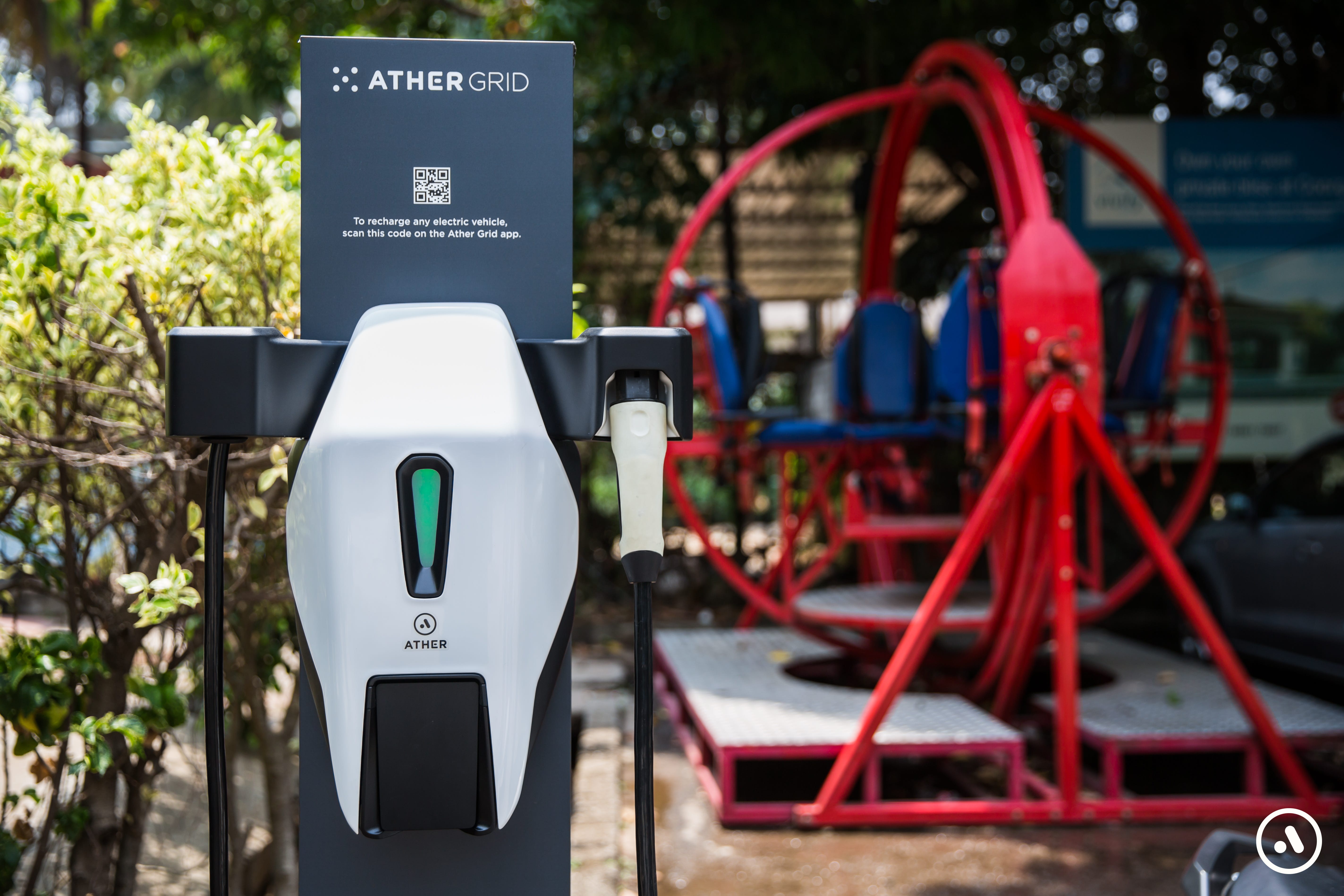 ather 450 charging at home