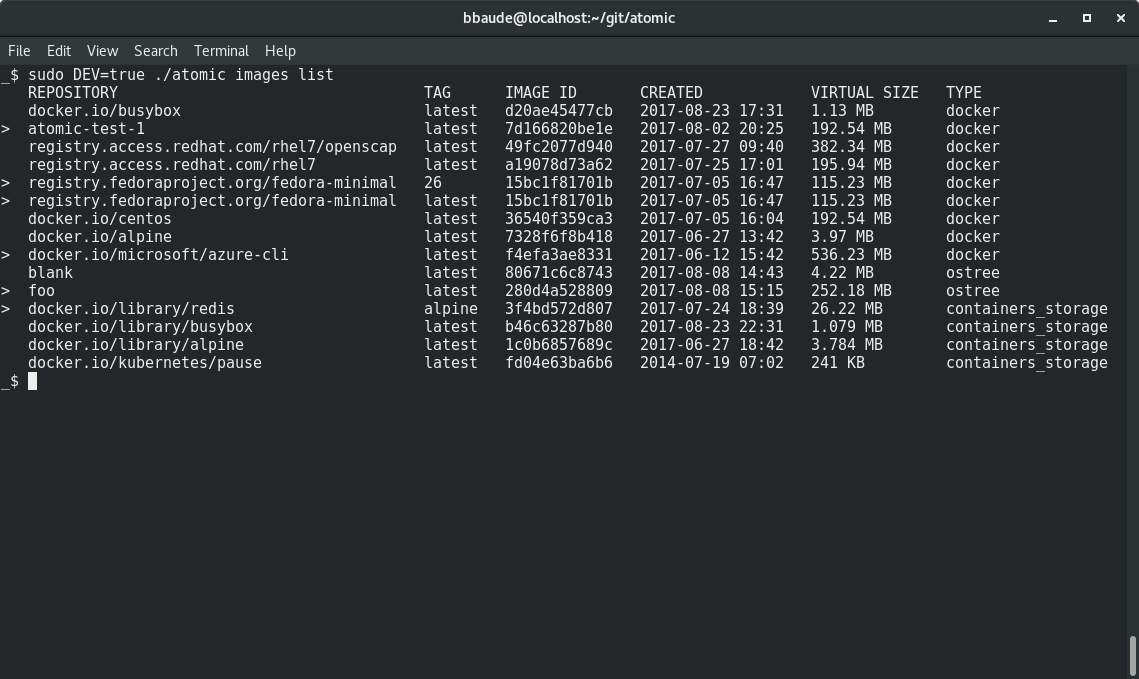 crio integration with the Atomic CLI by Brent Baude crio Medium