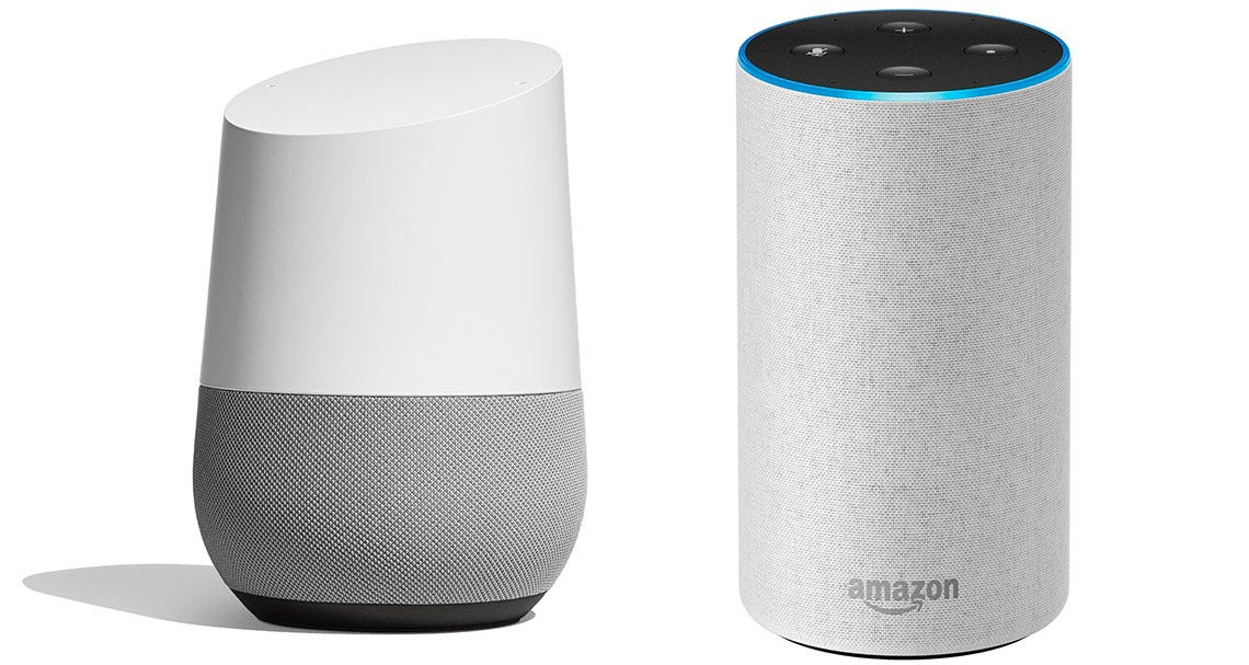 Amazon Echo or Google Home?. Doesn't you have a voice assistant yet… | by  Paco Olivares | DataDrivenInvestor