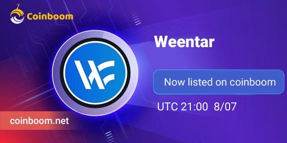 Coinboom listing announcement
