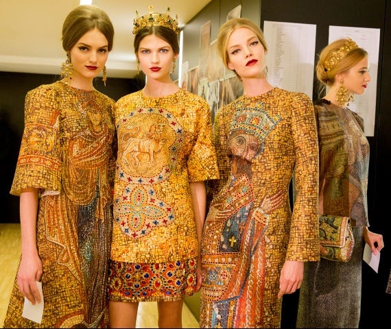 The Byzantine tradition by Dolce & Gabbana | by Lavinia | Medium