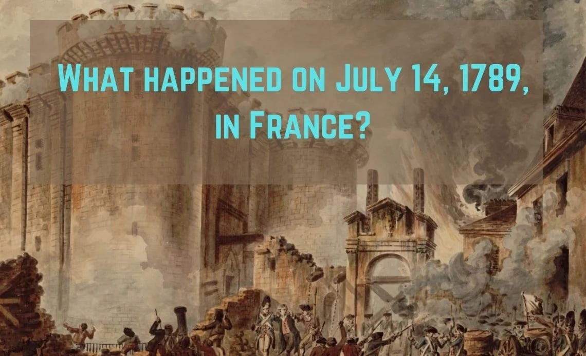 What Happened On July 14 1789 In France By Ankur Kinger Medium