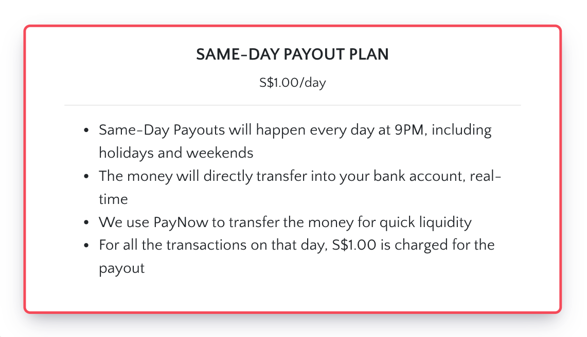 Payout Payout