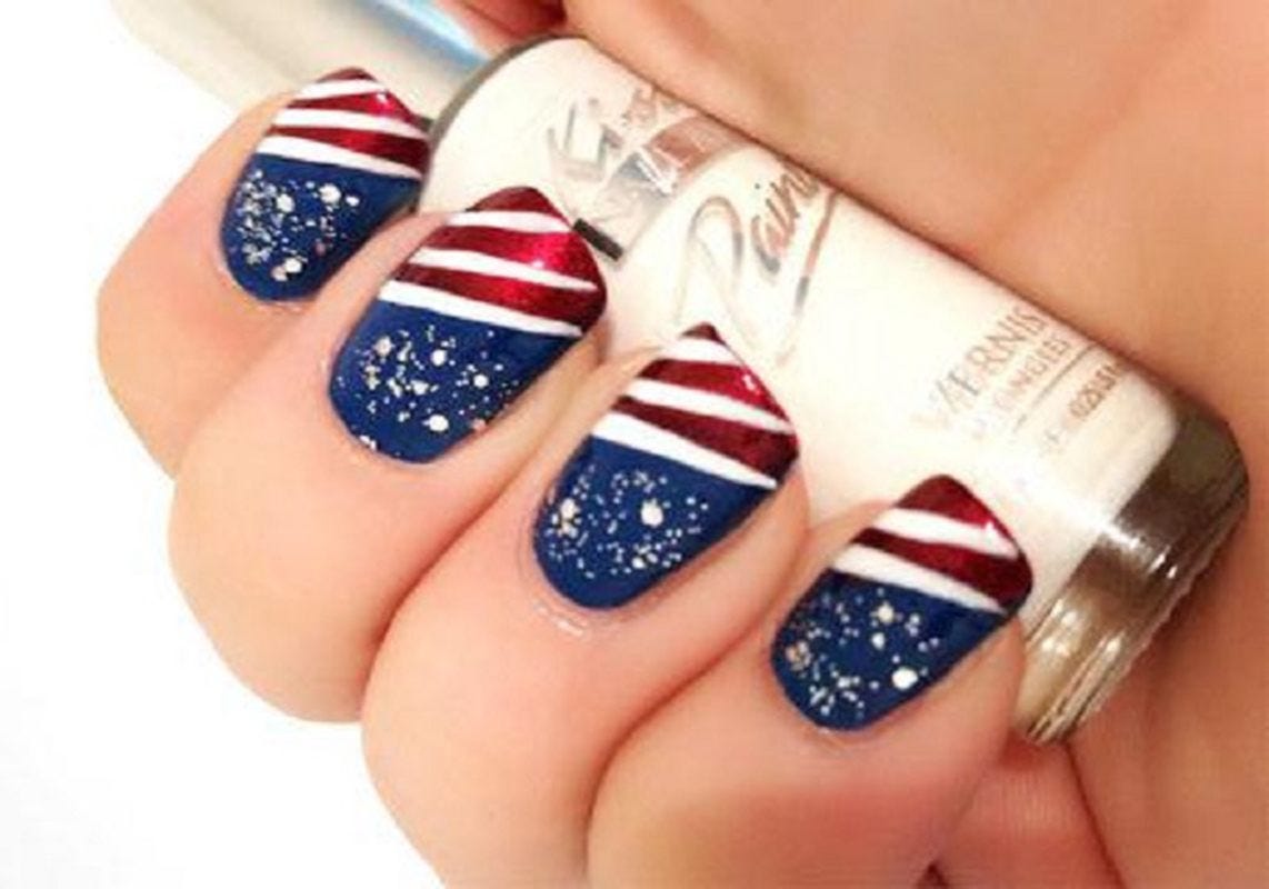 Create 4th of July Nail Art Designs! | by Freya My | Medium
