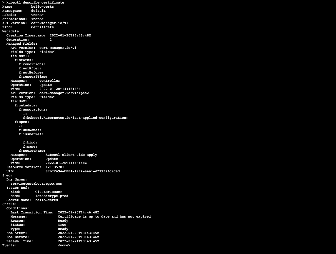 Kubernetes Test Cert Manager Creating Let's Encrypt Certificate | by  Walter-Tscharf-Development | System Weakness