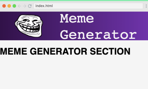 Learn React By Building A Meme Generator