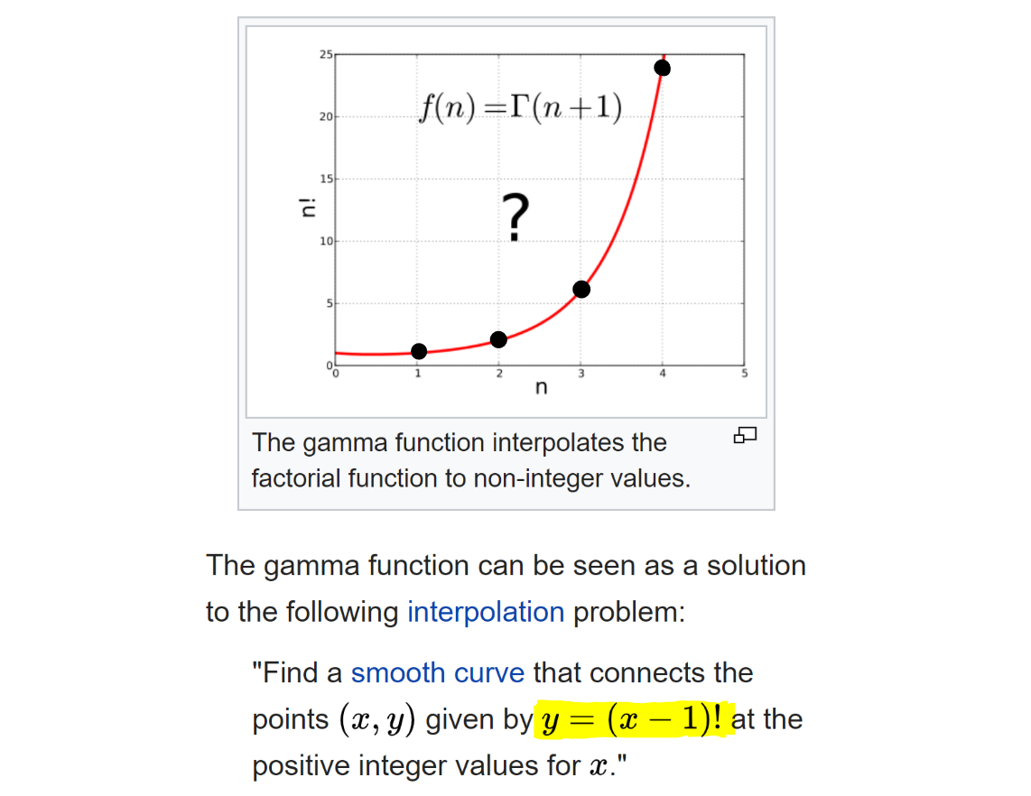 Gamma Function Intuition Derivation And Examples By Aerin Kim Towards Data Science