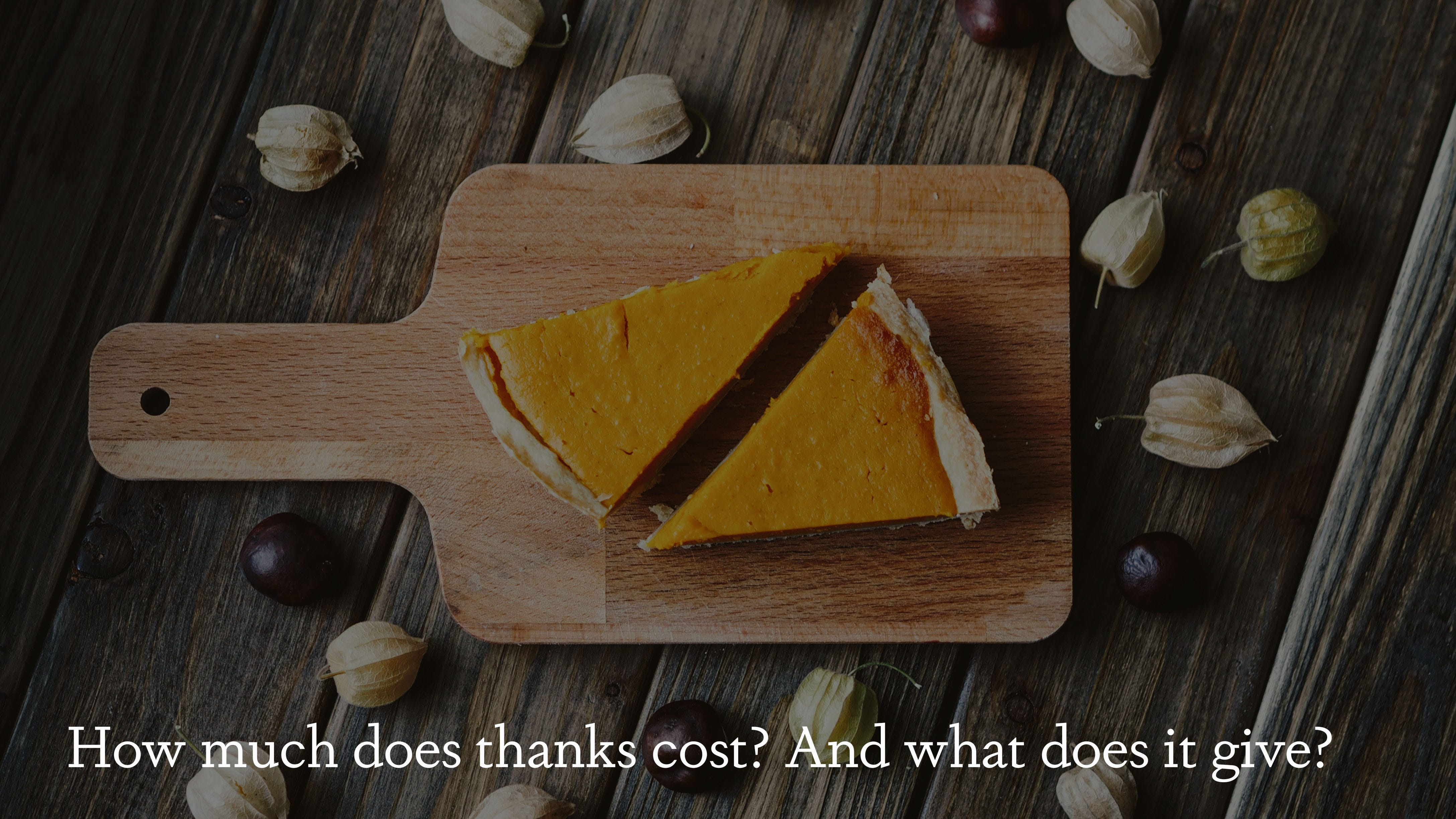 How Much Does Thanks Cost Lee Shelton Medium