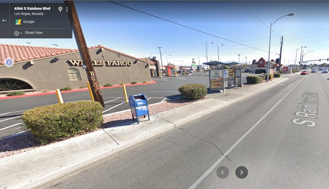 Mailbox check in Las Vegas. WeI used mailboxmap to locate mailboxes