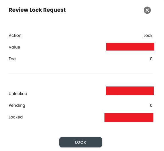 Review MAP lock request