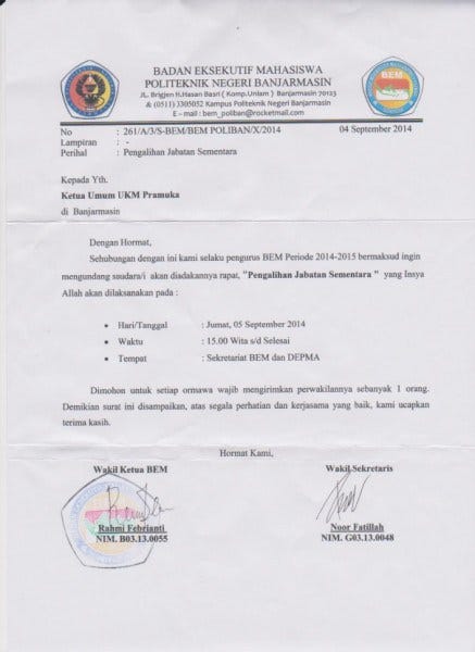 Contoh Dan Cara Membuat Surat Resmi | By Jenny Herawati | Medium