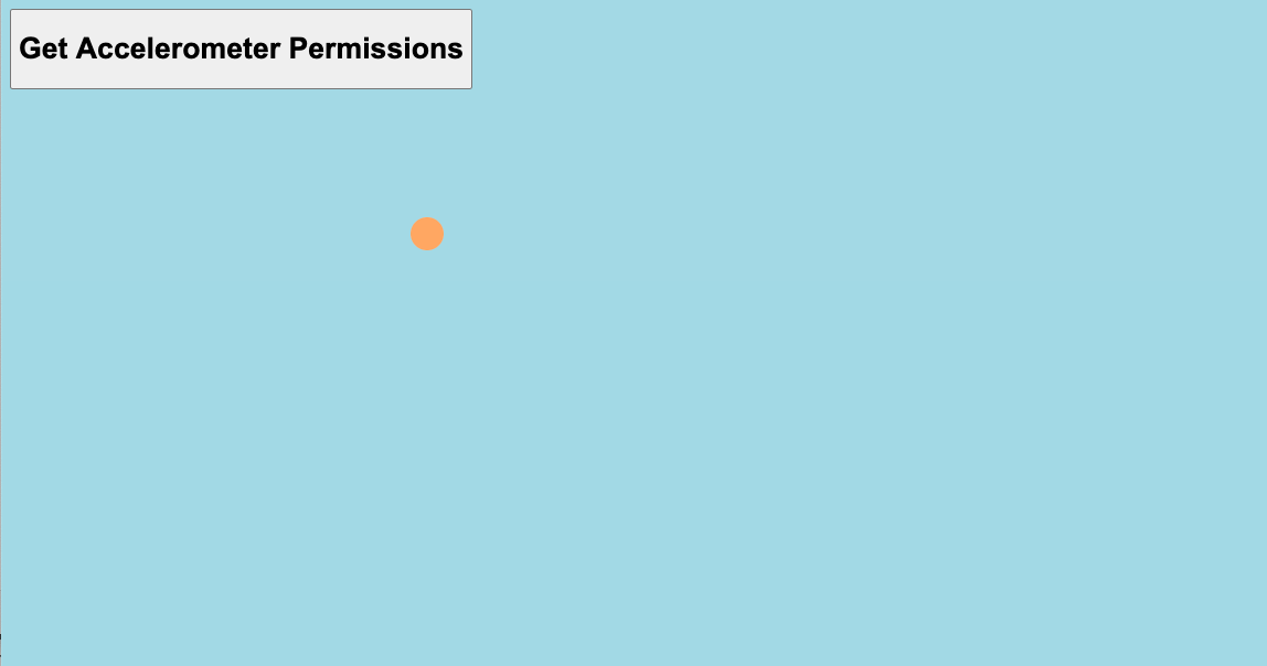 Accessing the iPhone Accelerometer with Javascript in iOS 13+ | by Andy