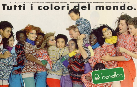 Benetton (1982–2000). Benetton is an Italian clothing… | by Mitchell Wood |  FGD1 The Archive | Medium