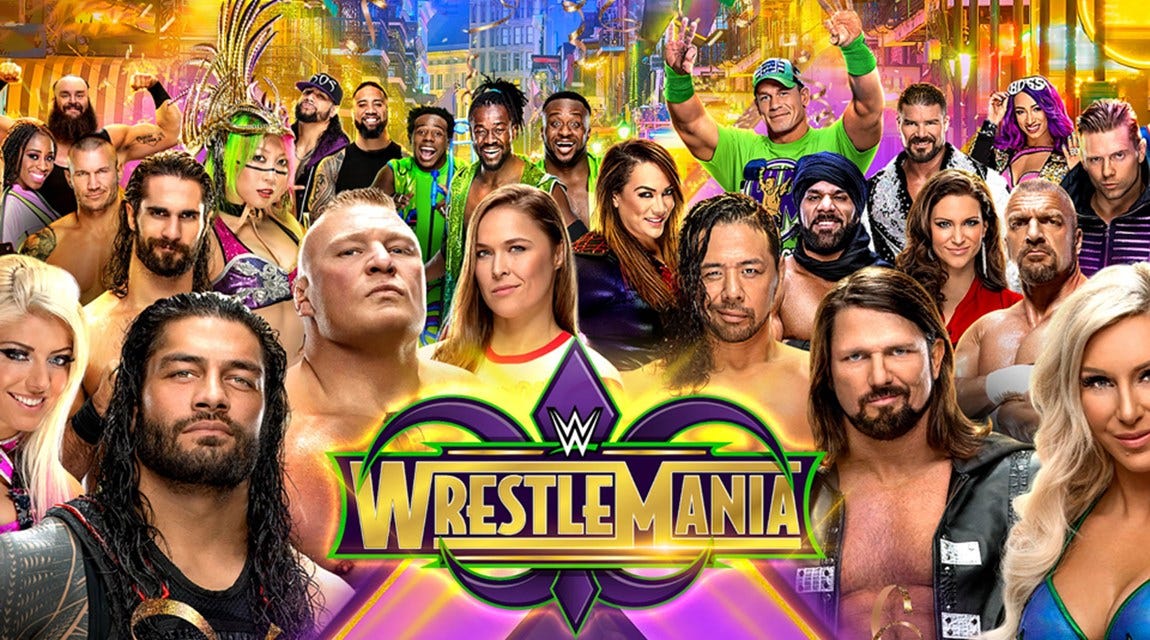 wrestlemania 34