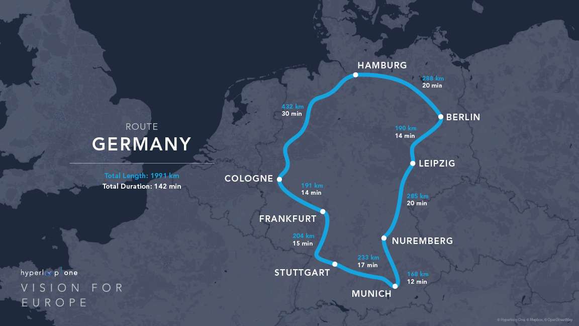Autobahn No Speed Limit Map World S Fastest Highway Could Get Even Faster By Virgin Hyperloop One Hyperloop One Medium