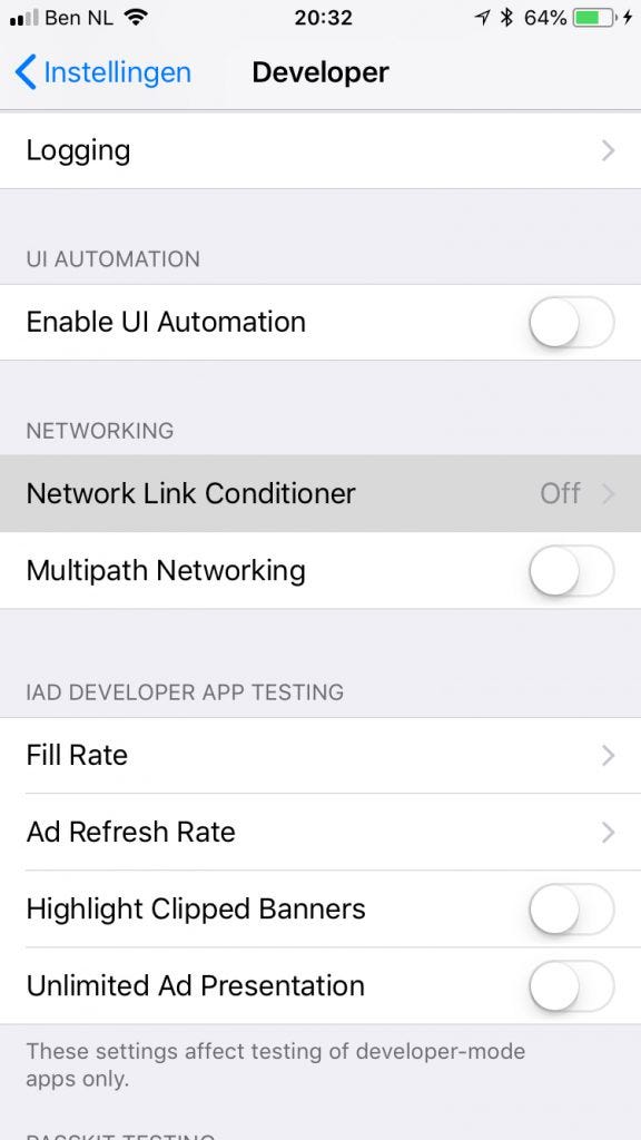 Using the Network Link Conditioner Utility by Antoine van der lee 🇳🇱