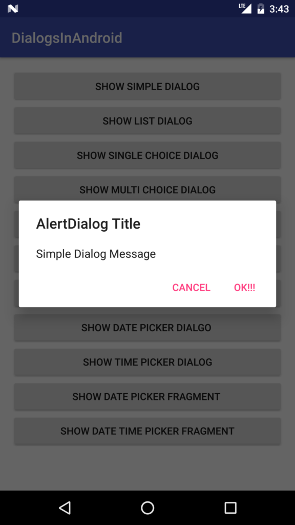 Dialogs In Android. A dialog is a small window that prompts… | by Sana ...