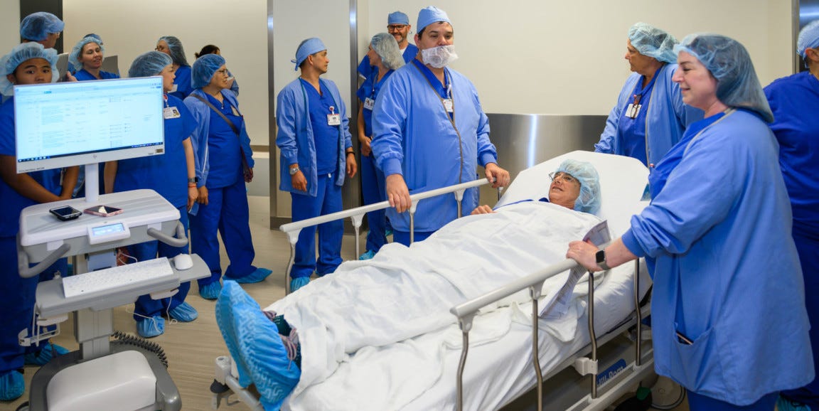 Rehearsal Ready Trying Out The New Stanford Hospital
