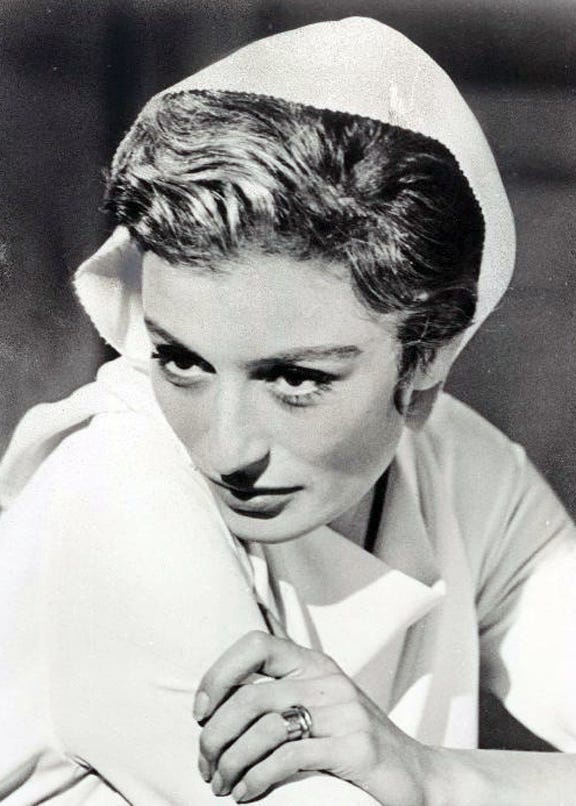 Actress Anouk Aimée