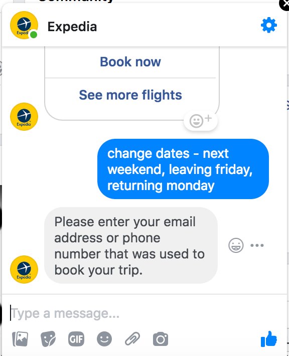 AI vs Rule-Based? Typical Chatbot Error with Expedia Example | by Andrei  Terentyev | Medium