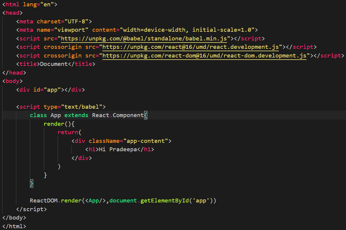 React Coding Start Coding By Pradeepa Kathiresan Medium