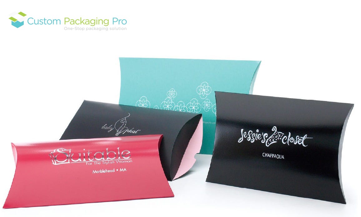 Custom Pillow Boxes Custom Packaging Pro Medium
