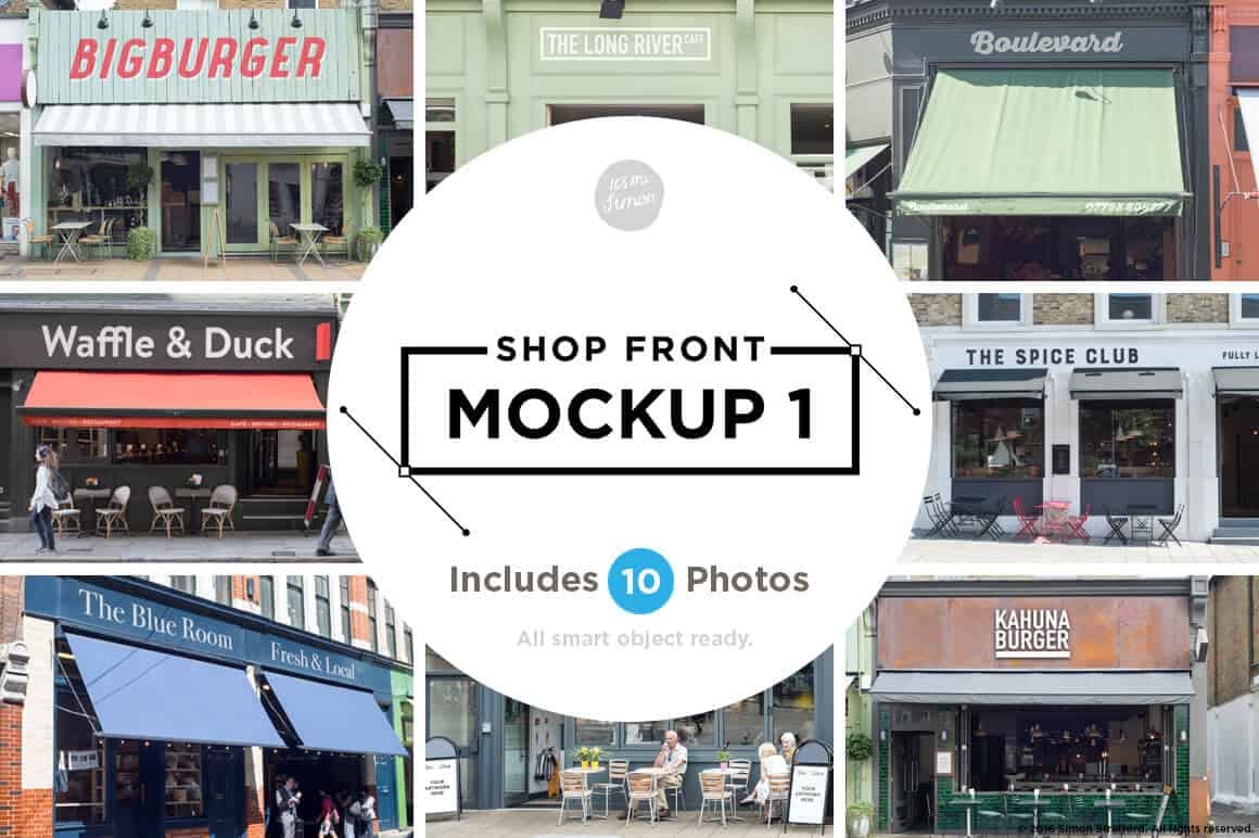 Shop facade mockups 10 fresh examples with free download | by itsmesimon |  Medium