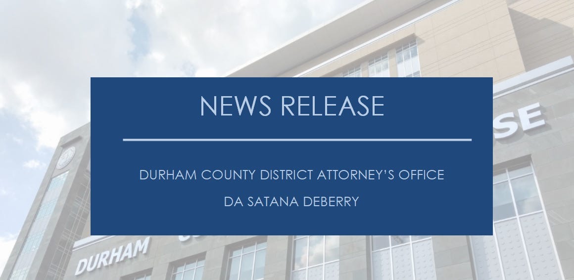 Durham County District Attorney’s Office Announces Measures in Response