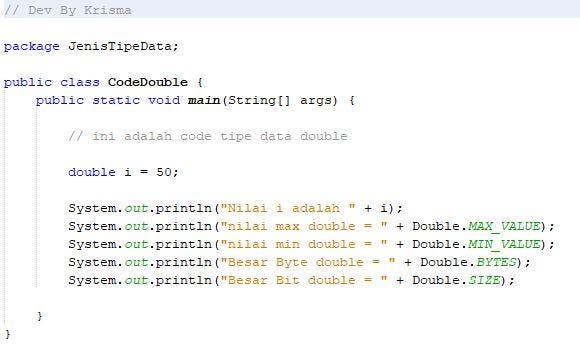 Jenis-Jenis Tipe Data Java Language | by Krisma Success | Medium