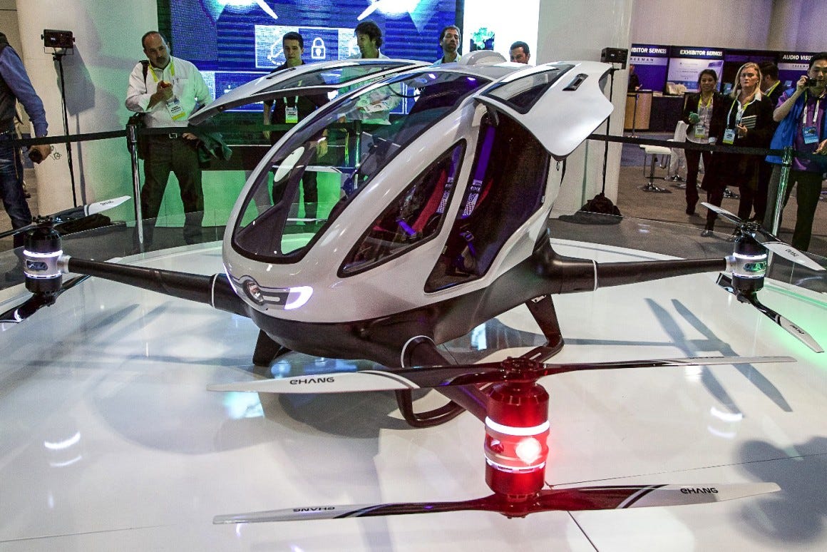 Commuter Passenger Drones Make Flying Cars A Reality | by Tim Ventura | The  Startup | Medium