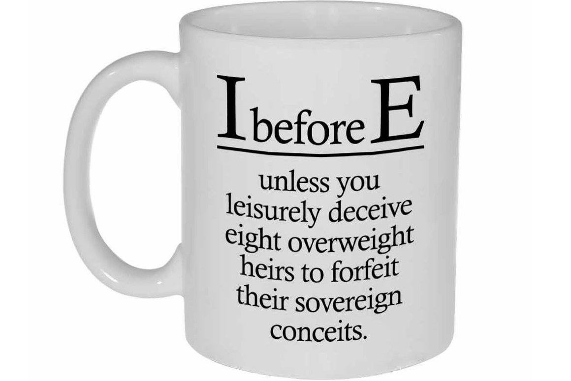 i before e, except, like, a lot. (where spelling meets poetry) | by Joe  Váradi | The Writing Cooperative
