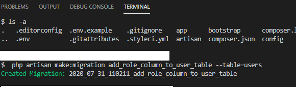 Laravel: Add a column in an existing Table | by Nab Raj Roshyara | Medium