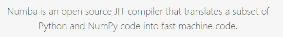 Numba — Making Numpy 50x Faster. Python is slow, as it is interpreted ...