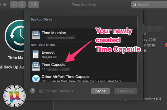 install time capsul for mac