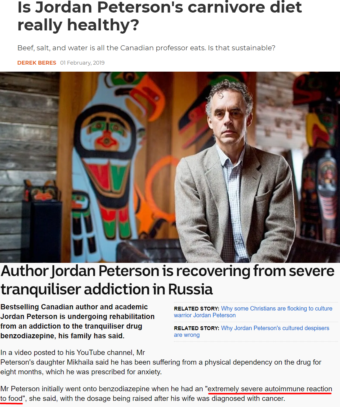 If the work of Jordan Peterson has influenced you: what type of  psychotherapy is a good follow-up? Has it been important to find a  therapist who likes Peterson? Which type of therapy