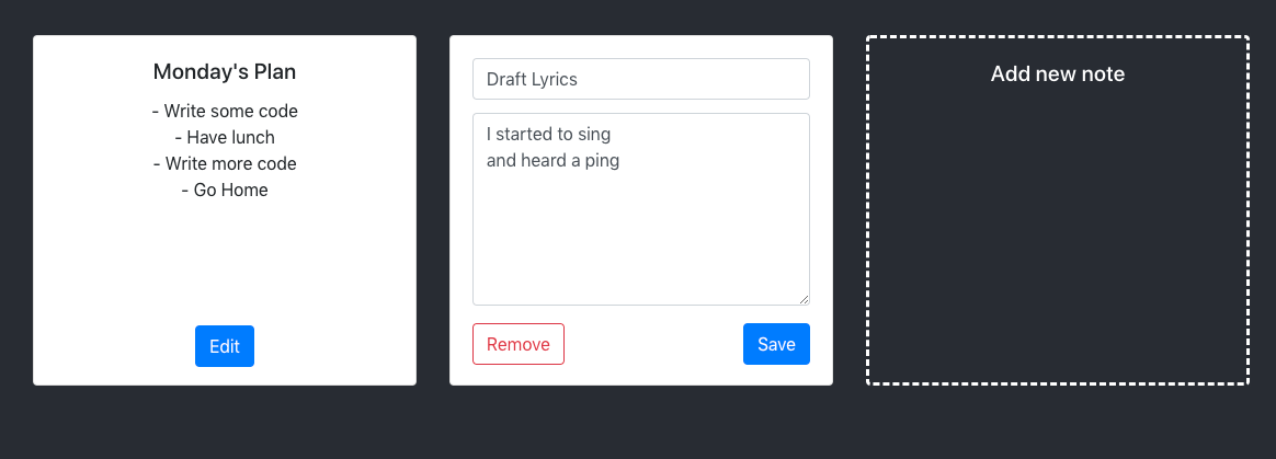 Offline First Note App Pwa React Hooks Flow Bootstrap Part 1 By Lauri Auronen Medium