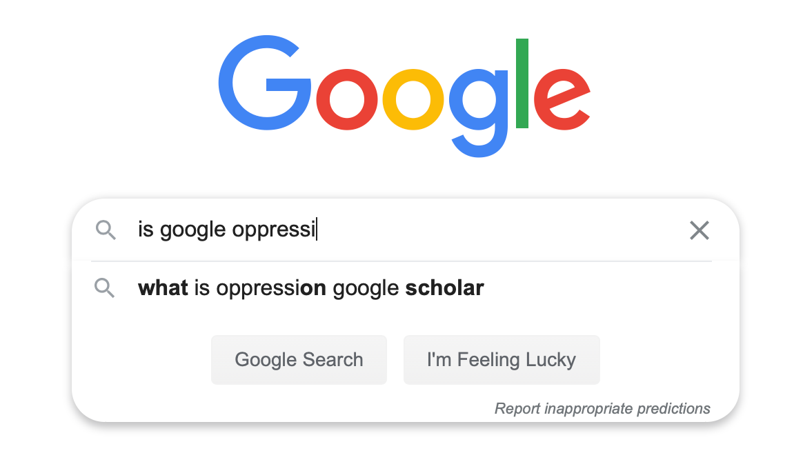 Noble S Algorithms Of Oppression Indexes Search Engine Bias By Amy J Ko Bits And Behavior Medium