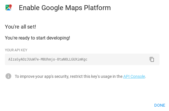 Create a Google Maps Javascript API key | by Lepton maps | Medium