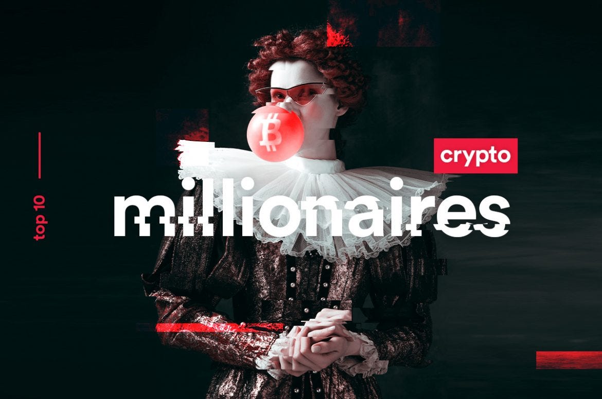 Meet The World’s Top 10 Bitcoin Millionaires by Crypterium
