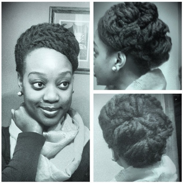 5 Work Hairstyles for (Fine) Natural Hair by Chantal Kamya Medium