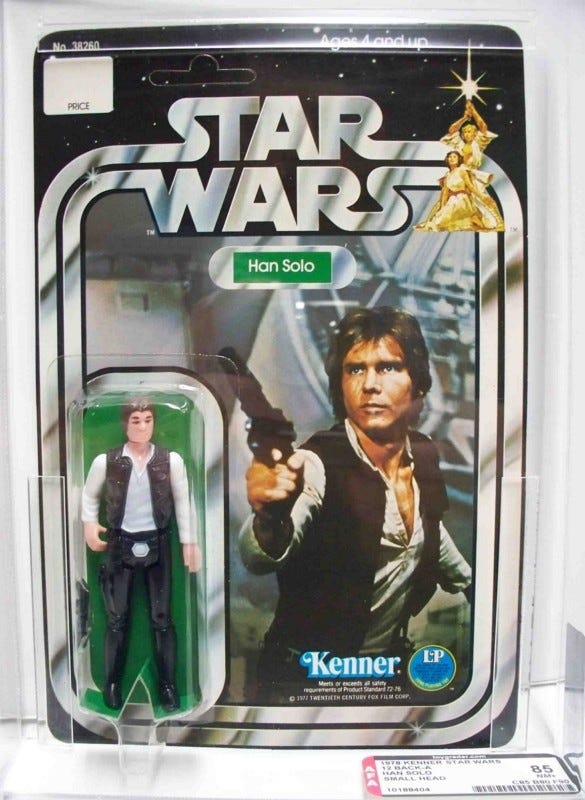 han solo kenner 1977