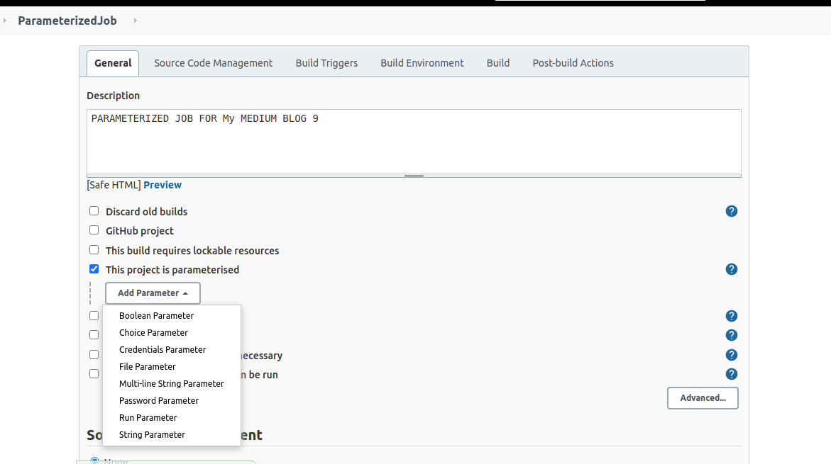 PART 8: Creating Parameterized Jenkins Job and how it can be ...